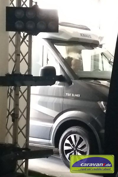 Knaus Van TI plus - hinter dem Vorhang