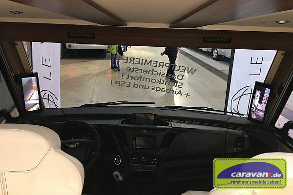 Erstes spiegelloses Reisemobil - innen